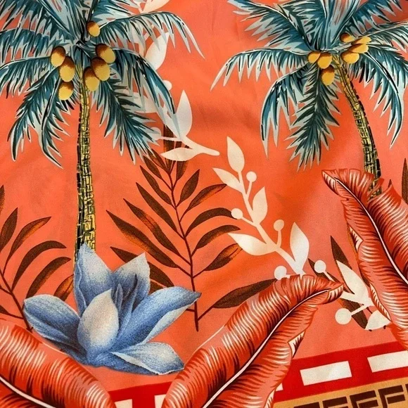 Tropical Coral Midi Dress - Picture 6 of 8